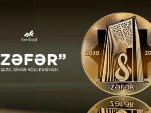 “AzerGold” “Zəfər” adlı yeni qızıl sikkə kolleksiyasını təqdim edib “AzerGold” “Zəfər” adlı yeni qızıl sikkə kolleksiyasını təqdim edib