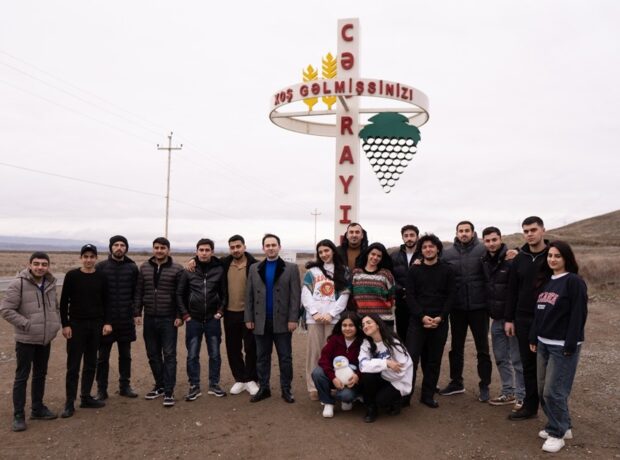 Cəbrayılda “Gənclər Qarabağda” layihəsi çərçivəsində gənclərlə görüş keçirilib Cəbrayılda “Gənclər Qarabağda” layihəsi çərçivəsində gənclərlə görüş keçirilib