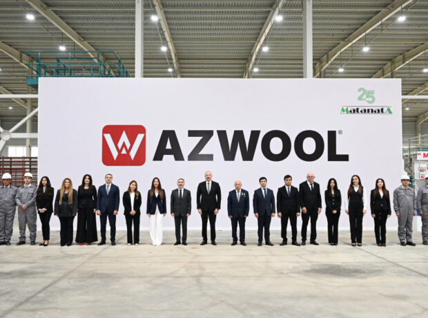 İlham Əliyev AZWOOL mineral daş yunu zavodunun açılışında iştirak edib İlham Əliyev AZWOOL mineral daş yunu zavodunun açılışında iştirak edib