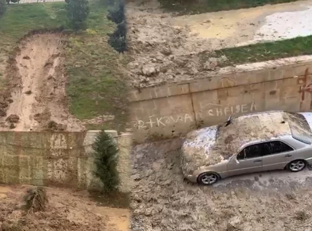 Bakıda poliklinikanın həyətində baş verən torpaq sürüşməsinin səbəbi məlum olub Bakıda poliklinikanın həyətində baş verən torpaq sürüşməsinin səbəbi məlum olub