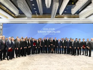 İlham Əliyev 2025-ci ilin idman yekunlarına həsr olunan mərasimdə iştirak edib