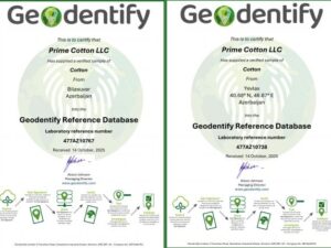 Prime Cotton pambığın mənşəyini elmi üsullarla təsdiqləyən ilk Azərbaycan şirkət oldu