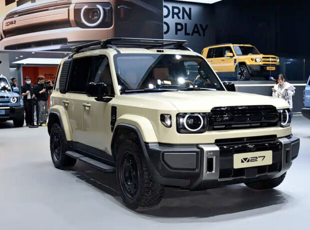 Çin yeni iCar V27 yolsuzluq avtomobili üçün sifarişləri qəbul etməyə başlayıb Çin yeni iCar V27 yolsuzluq avtomobili üçün sifarişləri qəbul etməyə başlayıb