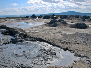 Hacıqabulda palçıq vulkanı püskürdü Hacıqabulda palçıq vulkanı püskürdü
