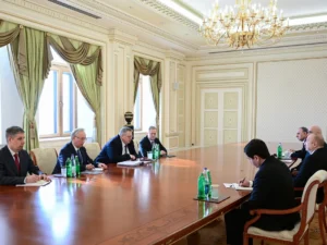 Azərbaycan Prezidenti Rusiya hökuməti sədrinin müavinini qəbul edib Azərbaycan Prezidenti Rusiya hökuməti sədrinin müavinini qəbul edib