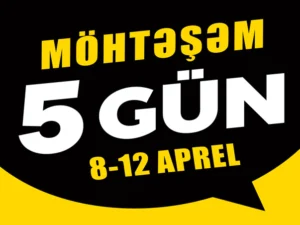 “Bazarstore” növbəti “Möhtəşəm 5 Gün” kampaniyasına başlayır