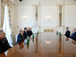 İlham Əliyev Türkiyənin daxili işlər nazirini qəbul edib