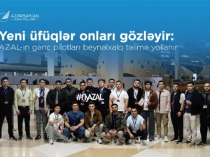 AZAL-ın təşəbbüsü ilə Milli Aviasiya Akademiyasının gənc mütəxəssisləri təlimdə iştirak üçün Avropaya yola düşüblər – VİDEO
